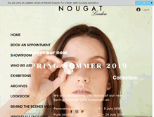 Tablet Screenshot of nougatlondon.co.uk